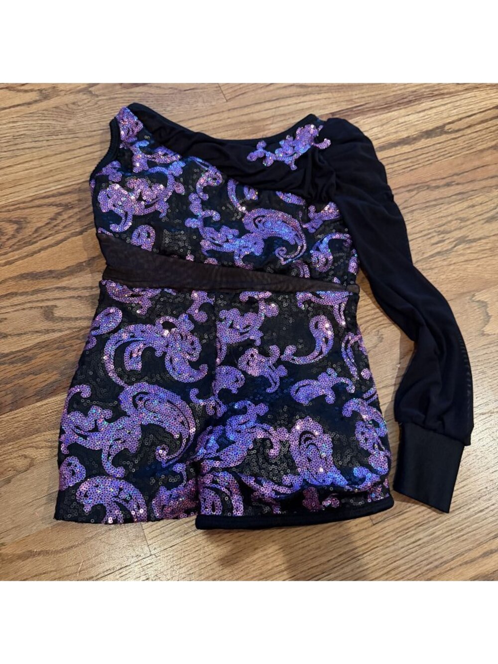 Revolution Fushia Purple Youth Girls Medium Child Competition Dance Costume RC25